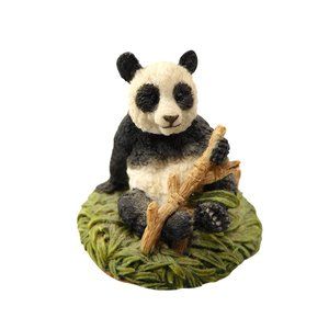 Miniature Panda Figurine Country Artists